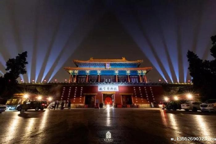 故宫夜景。故宫博物院供图